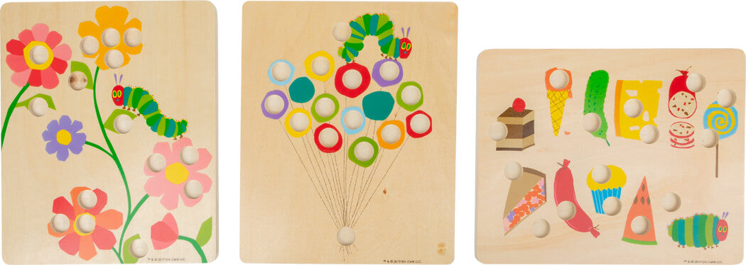 Raupe Nimmersatt Farbenspiel / Steck- & Farbsortierspiel