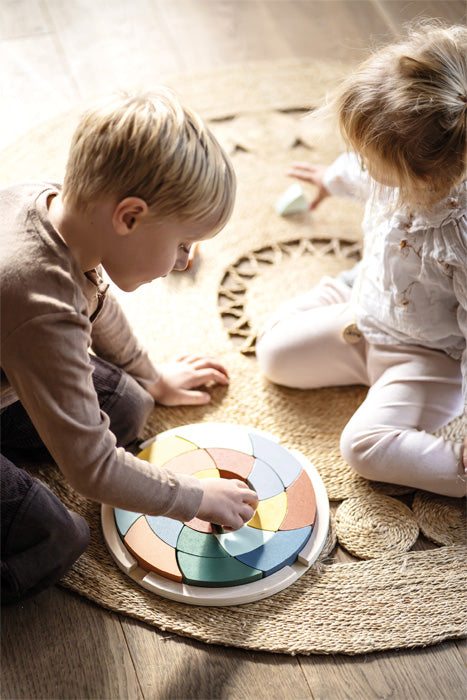 Farbenpuzzle „Safari“ – Lernpuzzle aus Holz