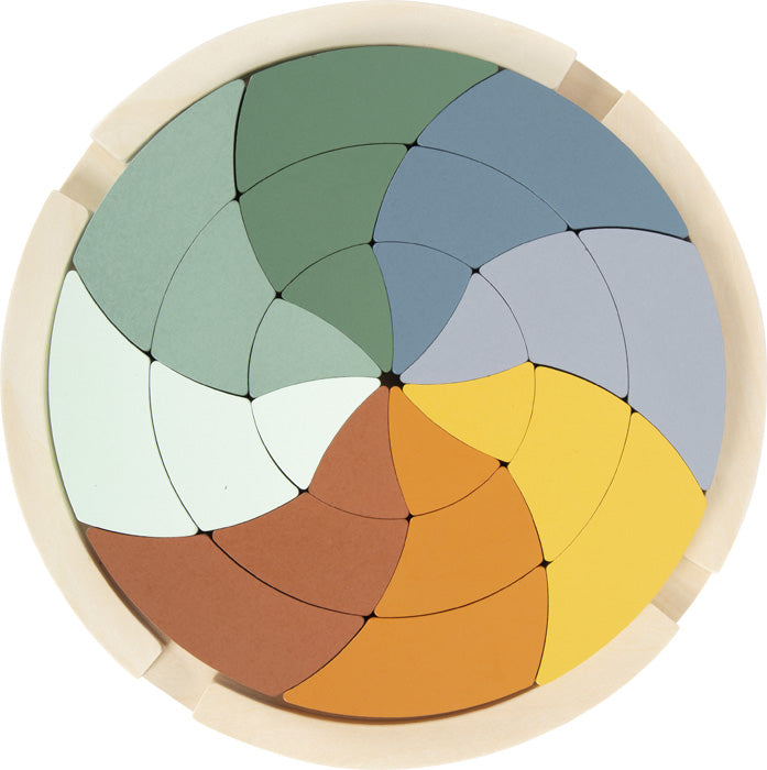 Farbenpuzzle „Safari“ – Lernpuzzle aus Holz