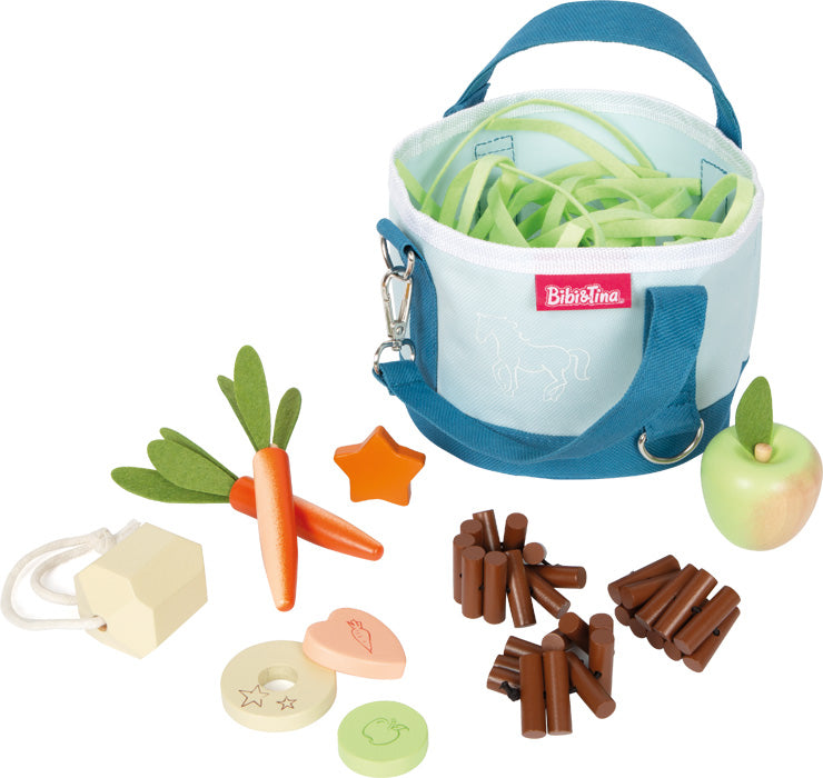 Bibi & Tina Pferdefutter-Set mit Tasche – liebevoll für das eigene Pferd sorgen