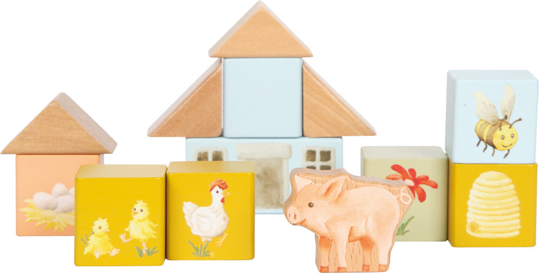 Holzbausteine „Farm Buddies“ – tierischer Bauspaß für kleine Entdecker