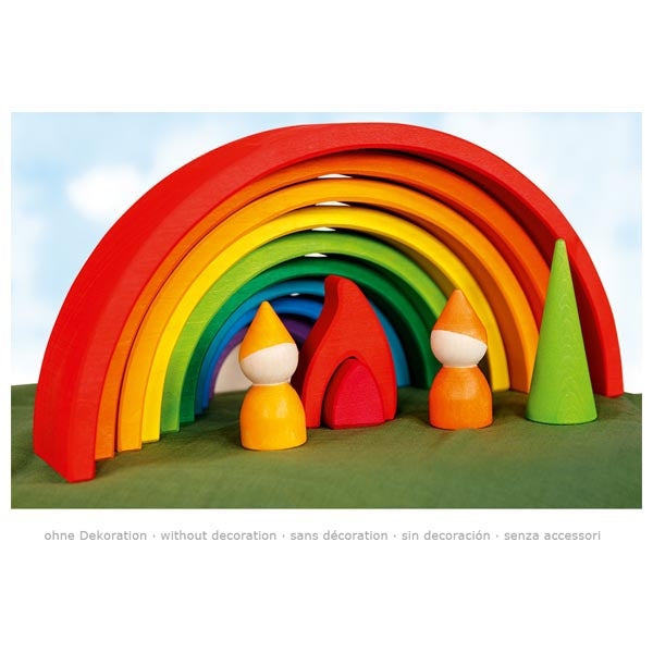 Bausteine Regenbogen – 11 Teile für grenzenloses Bauen und Entdecken
