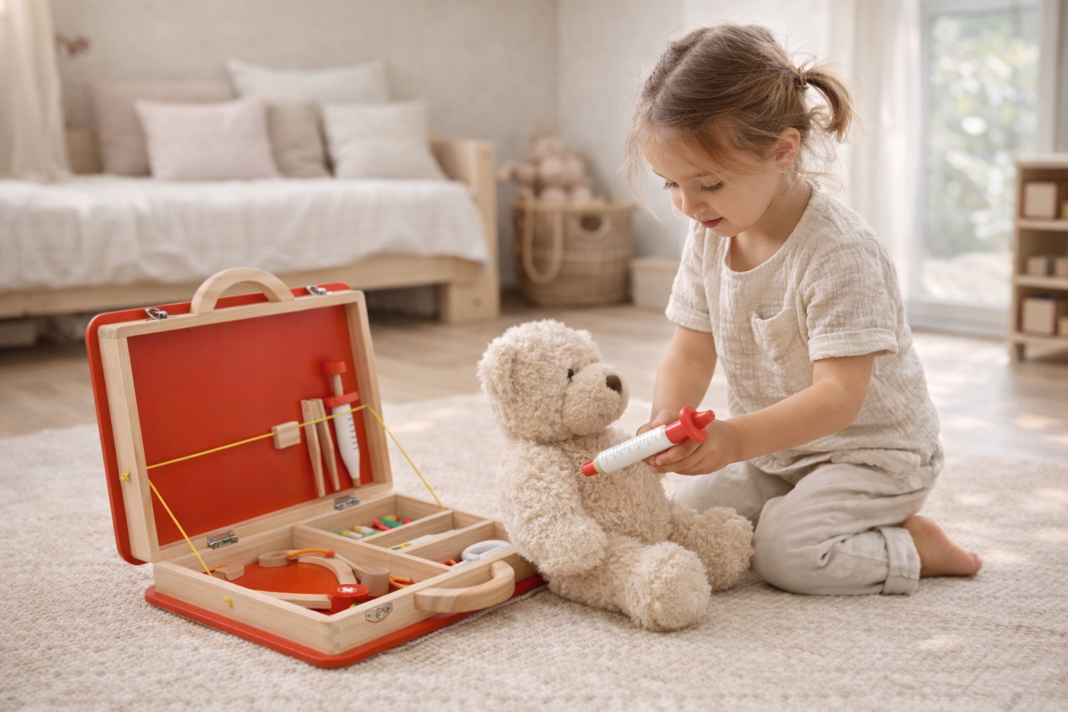 Arztkoffer mit viel Zubehör – kleine Helfer ganz groß