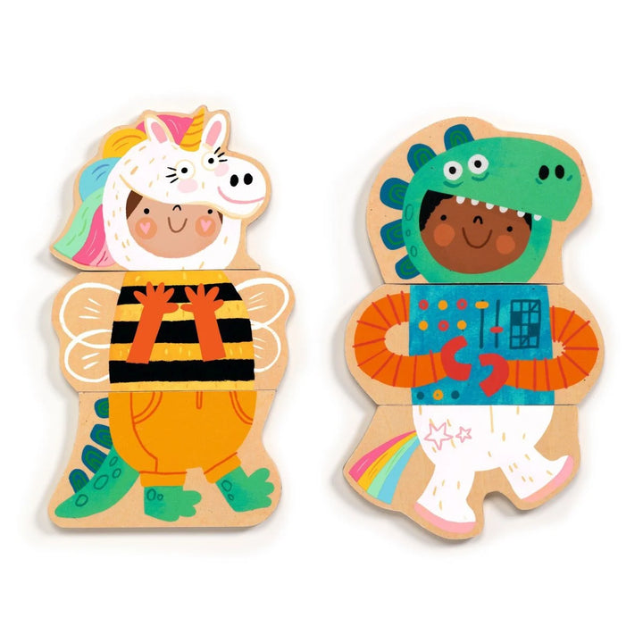 Djeco Holz-Magnete „Fancy Up“ – bunte Magie zum Gestalten