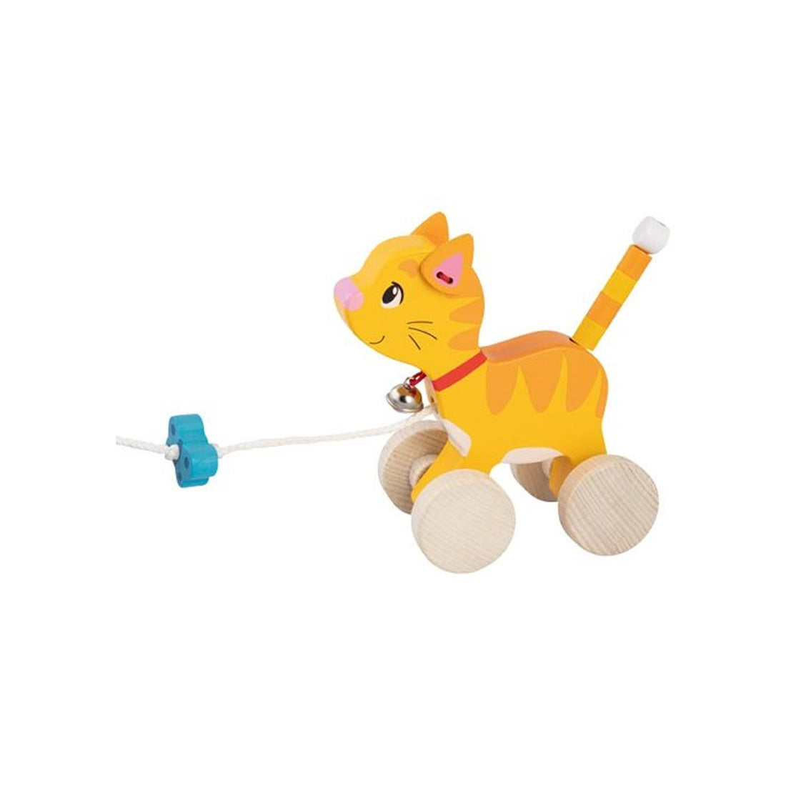 Zieh-Katze aus Holz – treuer Spielgefährte ab dem ersten Schritt
