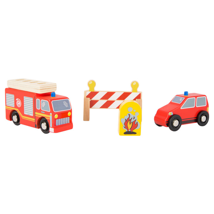 Feuerwehr Spielzeug-Set mit Feuerwehrauto