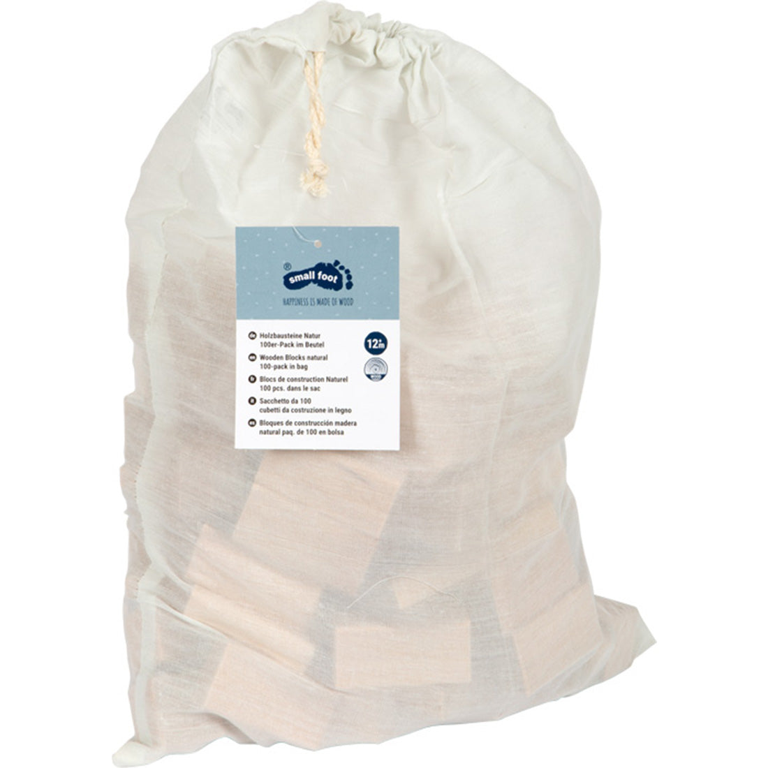 Holzbausteine Natur – 100 Teile für grenzenlose Kreativität