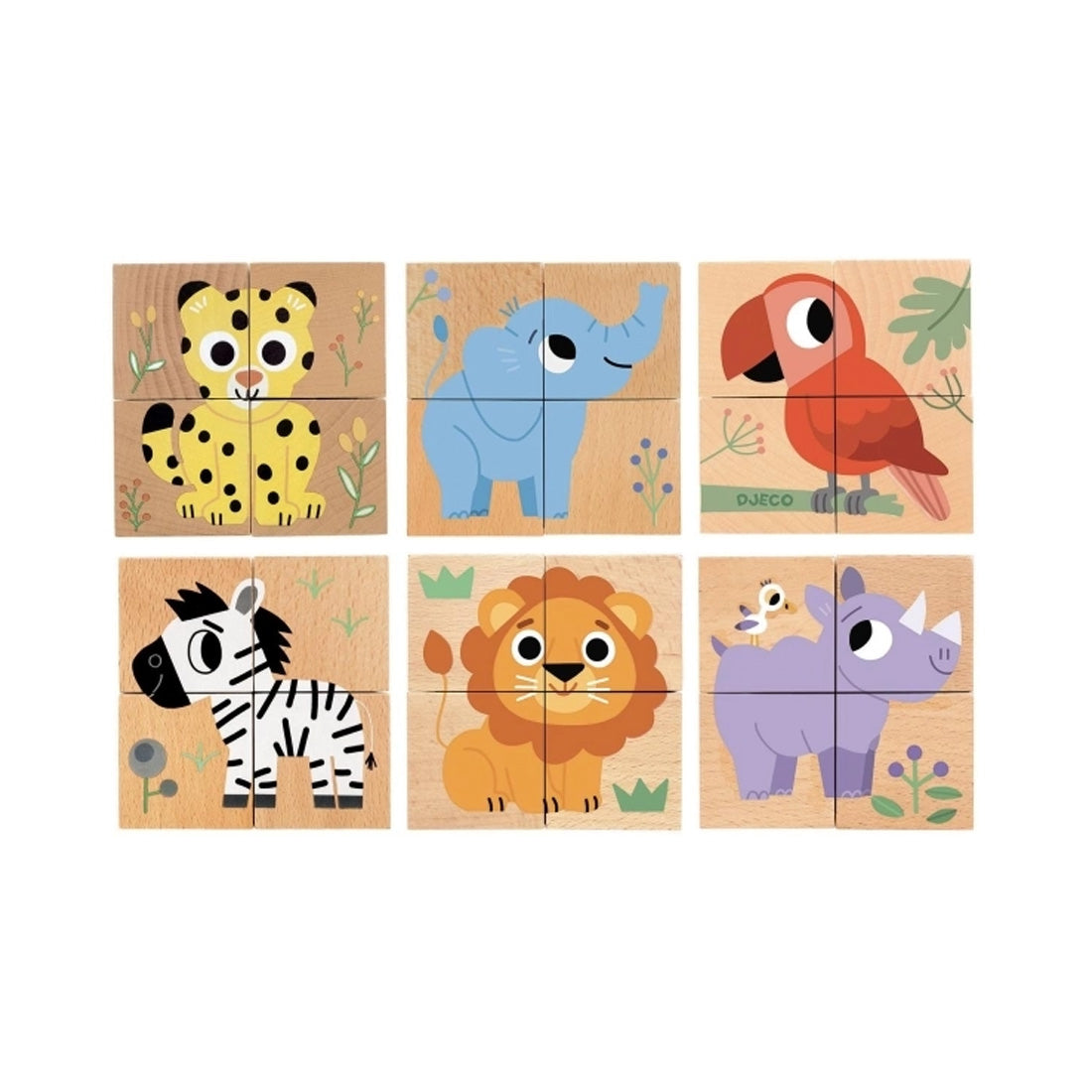 Holzpuzzle „Wild & Co" - Djeco