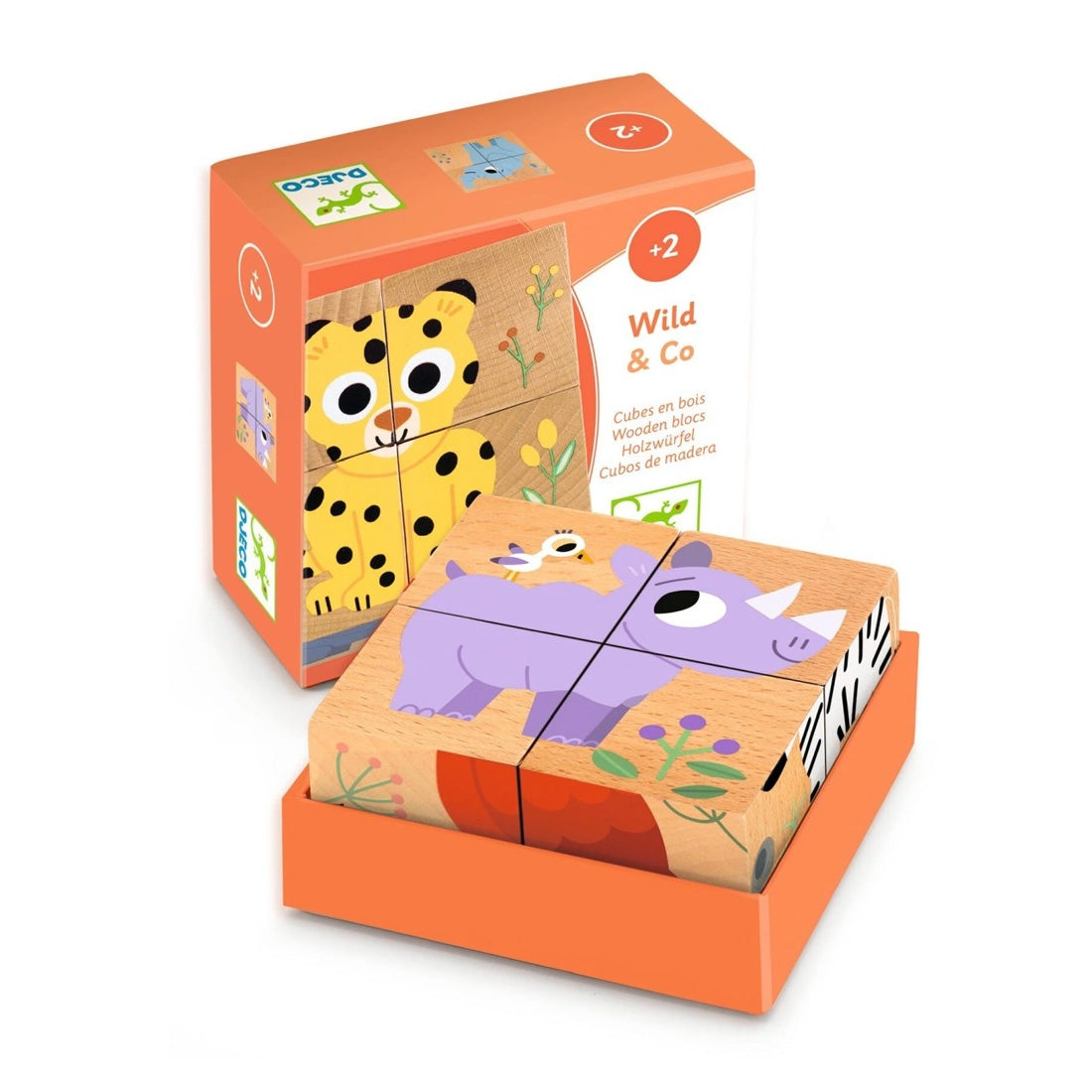 Holzpuzzle „Wild & Co" - Djeco
