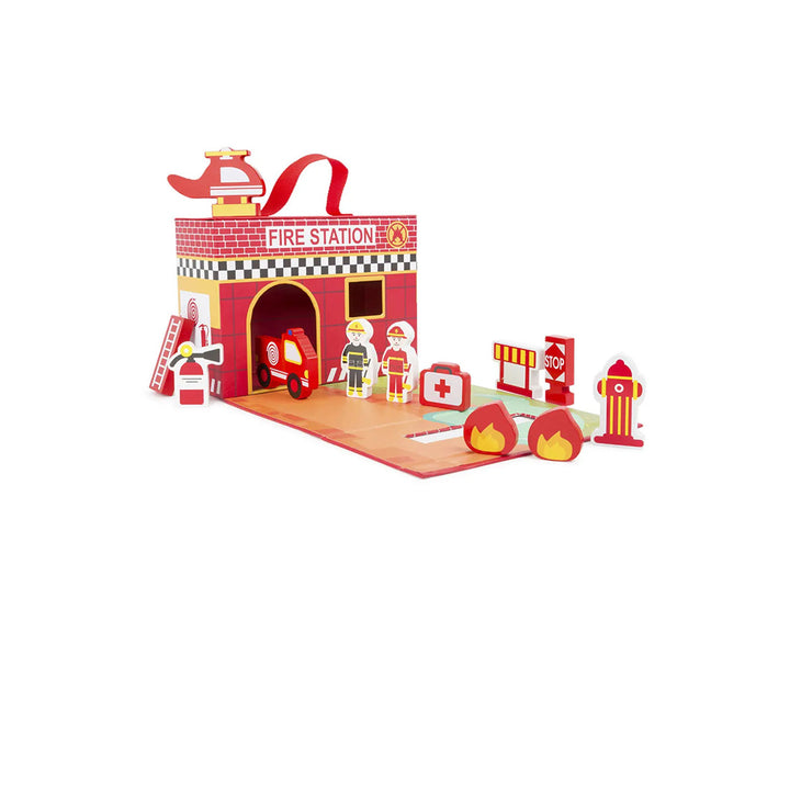 Spielkoffer Feuerwehrstation