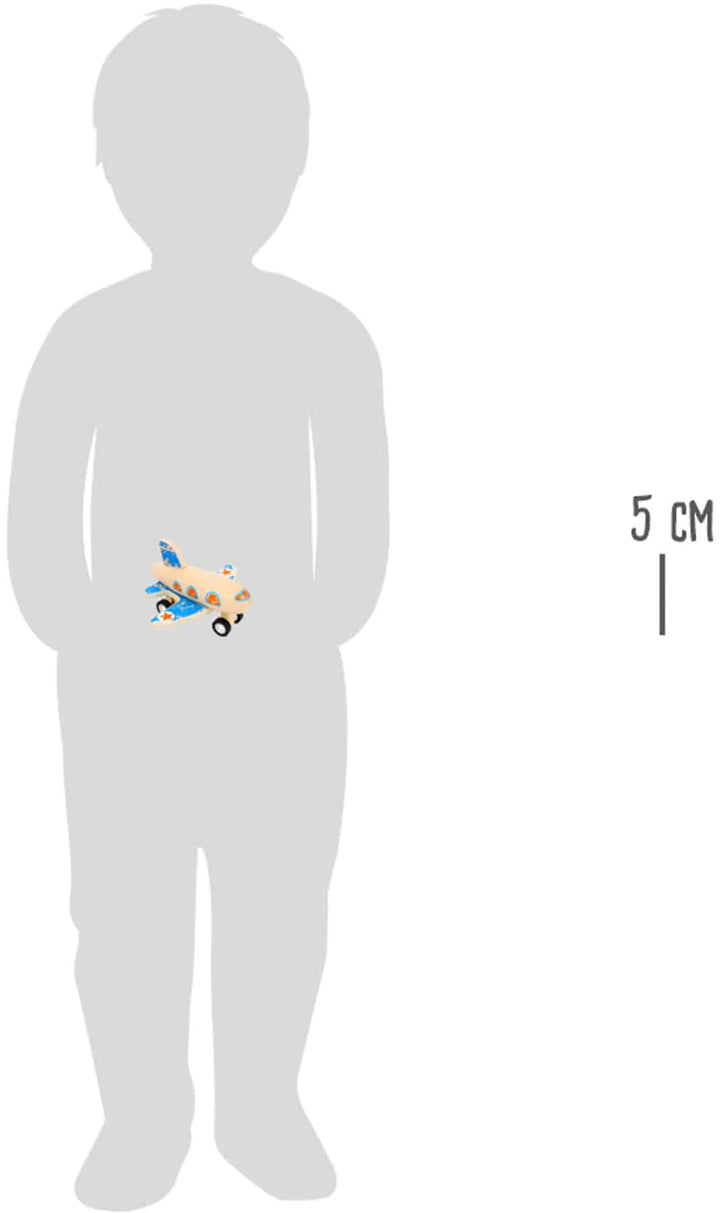 Rückziehflugzeug in Blau