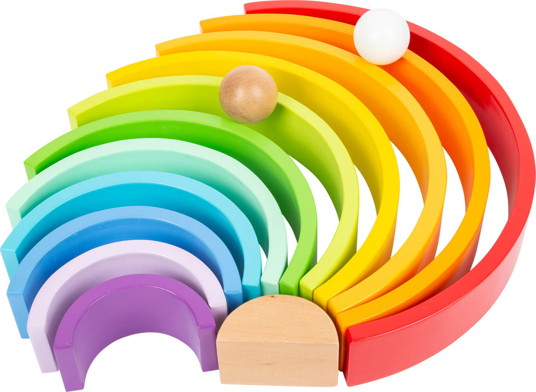 Steckspiel Regenbogen-Puzzle XXL