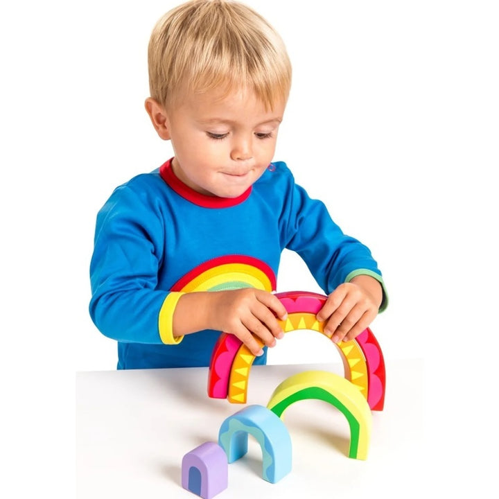 Regenbogentunnel Bauspiel