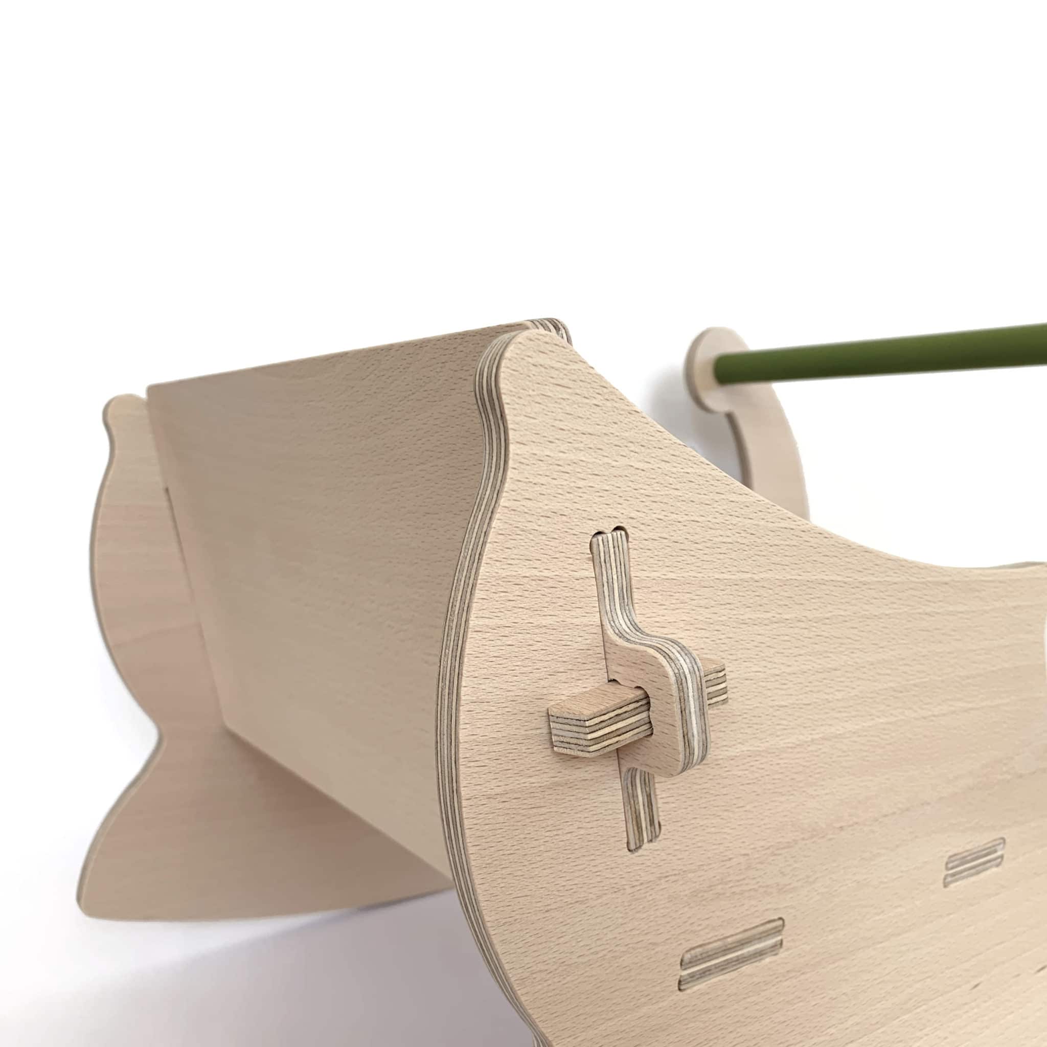 Schaukel Schlitten "handmade" hinten von Spielspecht
